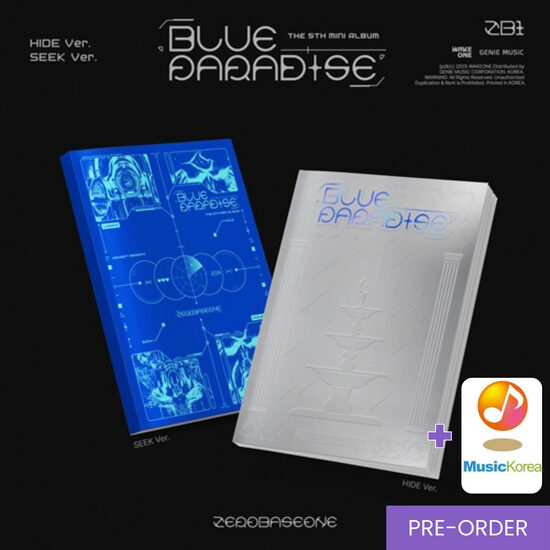 {PRE-ORDER} ZEROBASEONE - 5th Mini Album [BLUE PARADISE] (Standard Ver.) + MusicKorea Photocard